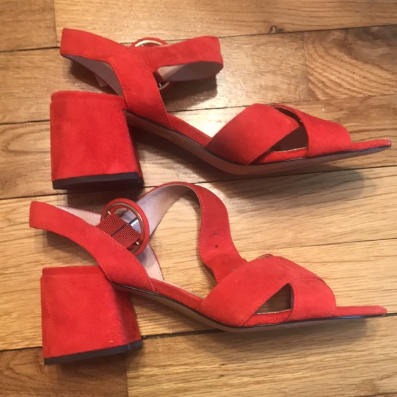 🍸Host Pick🥂J. Crew Red Sandals - Picture 10 of 13